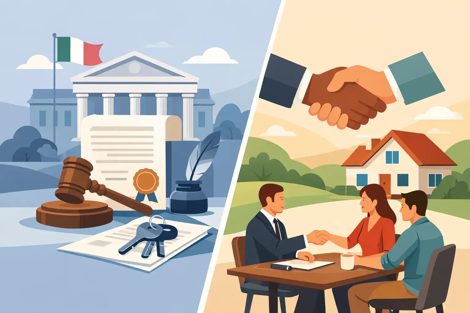 Public Deed Versus Private Contract in Italy