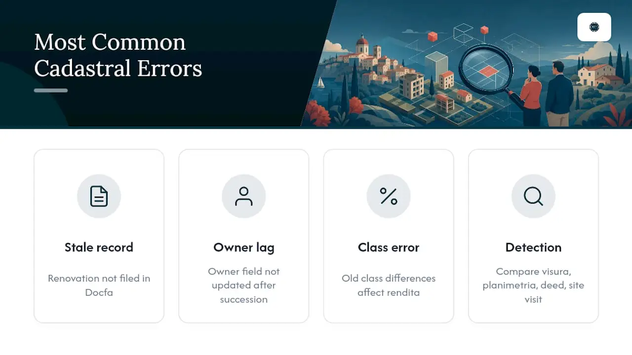 What Are the Most Common Cadastral Data Errors? — overview diagram